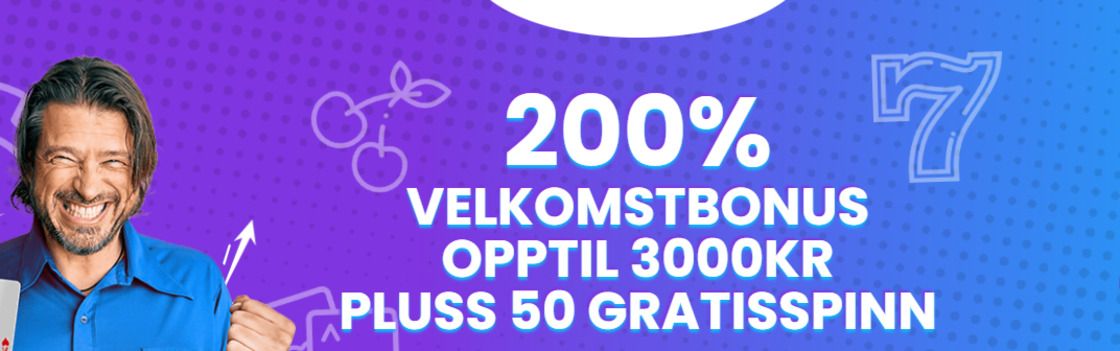 Banner med Velkomst bonus