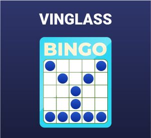 Vinglass bingo-mønstre