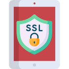 iPad med SSL sertifikat på skjermen