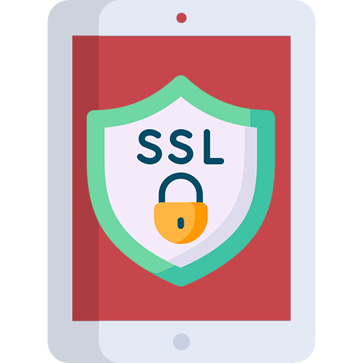 iPad med SSL sertifikat på skjermen
