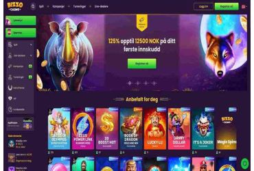 Bizzo casino hovedside