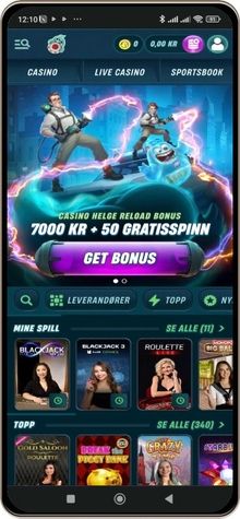Caspero Casino på mobilskjerm
