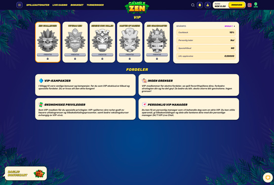 Gamblezen Casino VIP