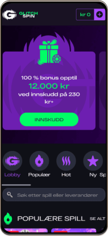 Glitchspin Casino mobil
