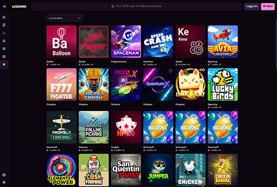 Lussurio Casino Øyeblikkelig gevinst
