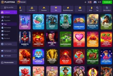 Playfina - spilleautomater