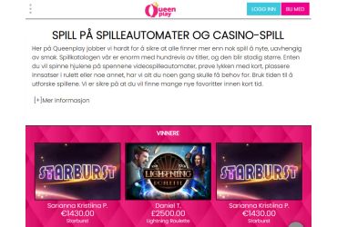Queenplay casino spilleautomater
