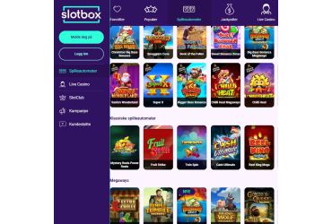 SlotBox — Spilleautomater