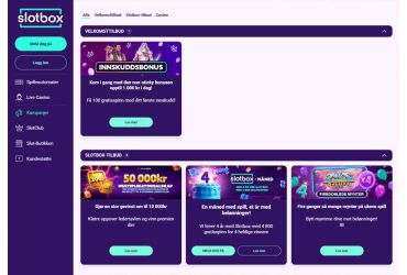 SlotBox Casino kampanjer