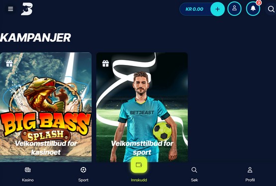 BetBeast Casino bonuser