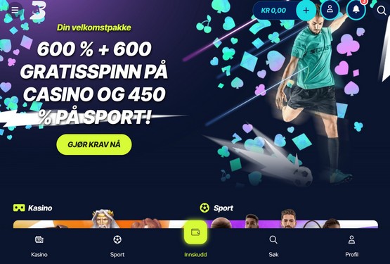 BetBeast Casino hovedsiden