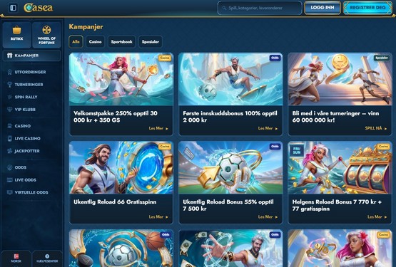 Casea Casino bonuser