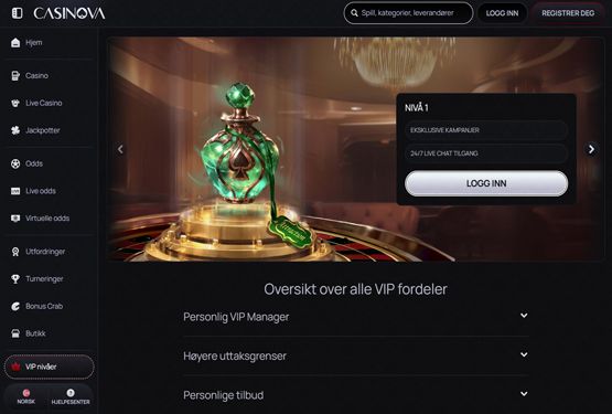 Casinova Casino VIP-program