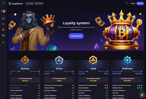 CryptoLeo Casino VIP-program