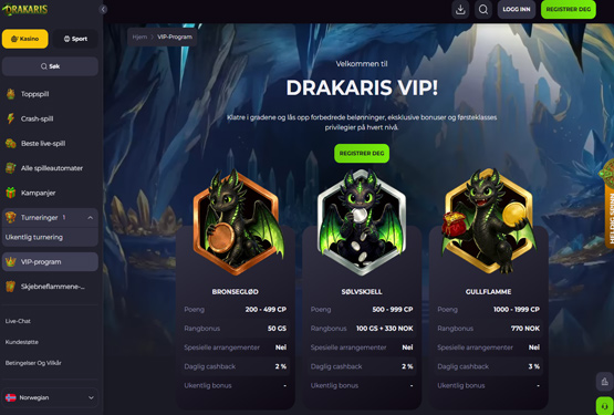 Drakaris Casino Win Booster