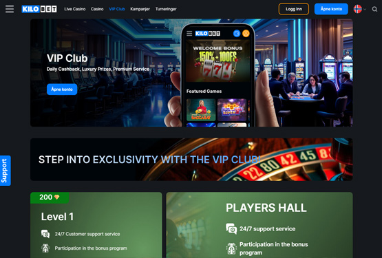 Kilobet Casino VIP-program