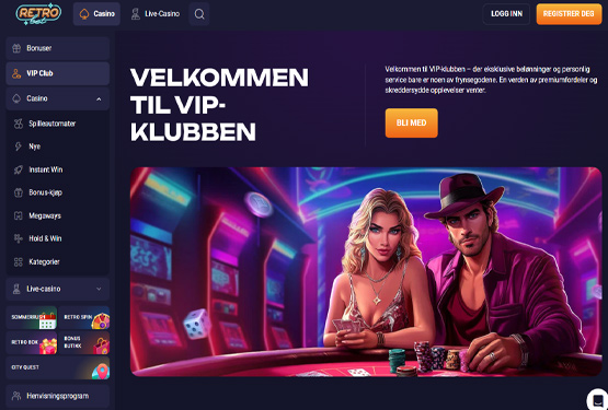 Retrobet Casino VIP