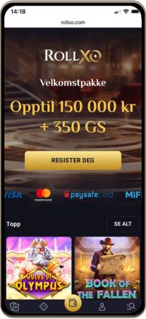 RollXO Casino på mobilskjerm