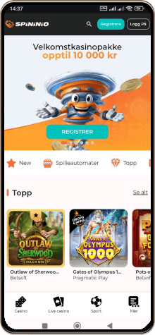 Spininio Casino mobil
