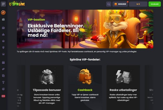 Spinline Casino VIP-program