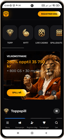 Wild Chance Casino på mobilskjerm