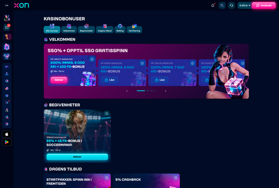 Xon.bet Casino bonustilbud