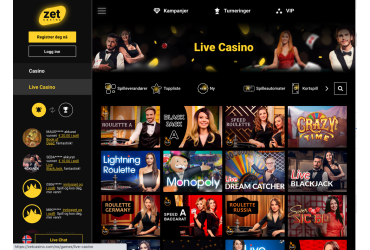 Zet casino-live casino.