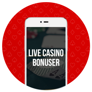 Live casino bonuser