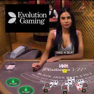 Live blackjack - Evolution Gaming