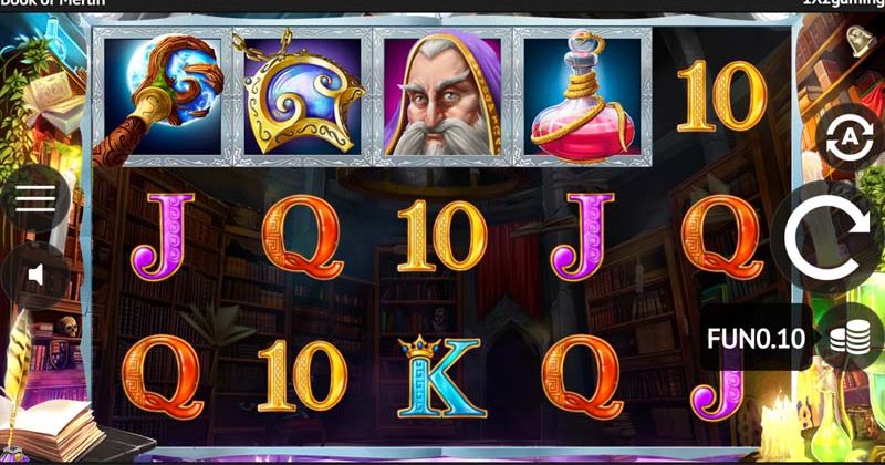 Spill på Book of Merlin spilleautomat på nett av 1x2 Gaming gratis nå | Casinopånett.eu