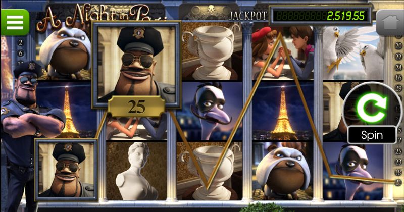 Spill på A Night in Paris spilleautomat på nett av Betsoft gratis nå | Casinopånett.eu