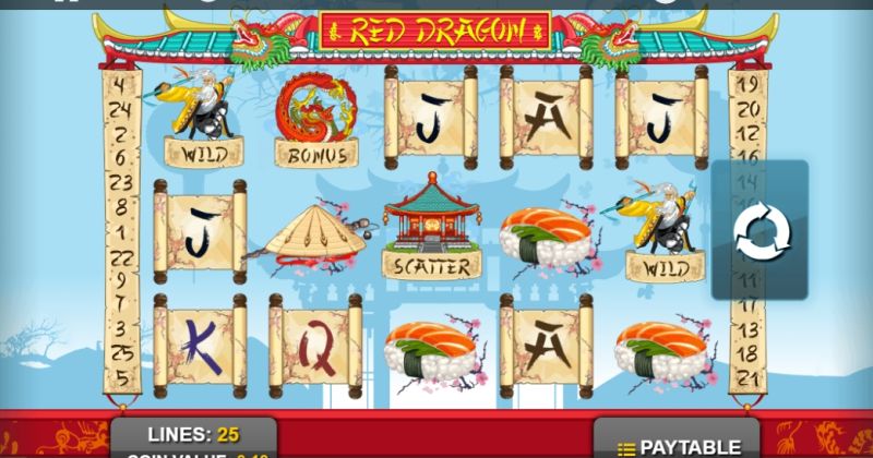 Spill på Red Dragon spilleautomat på nett av 1x2 Gaming gratis nå | Casinopånett.eu