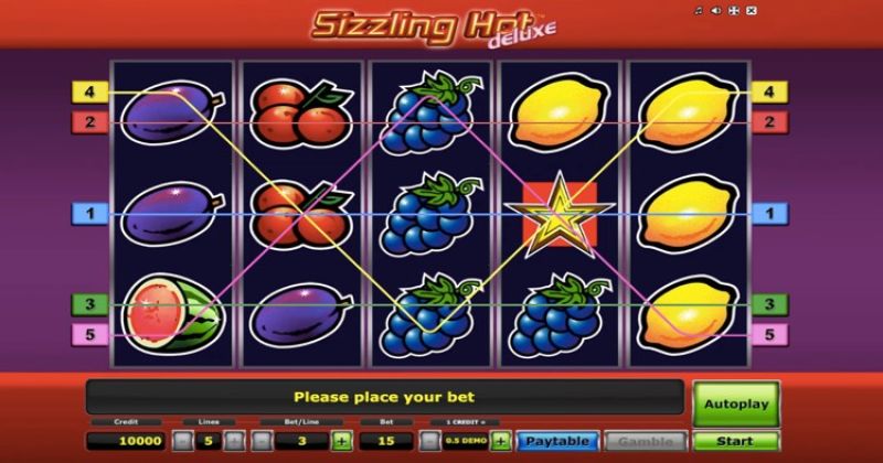 Spill på Sizzling Hot Slot Online fra Novomatic gratis nå | Casinopånett.eu