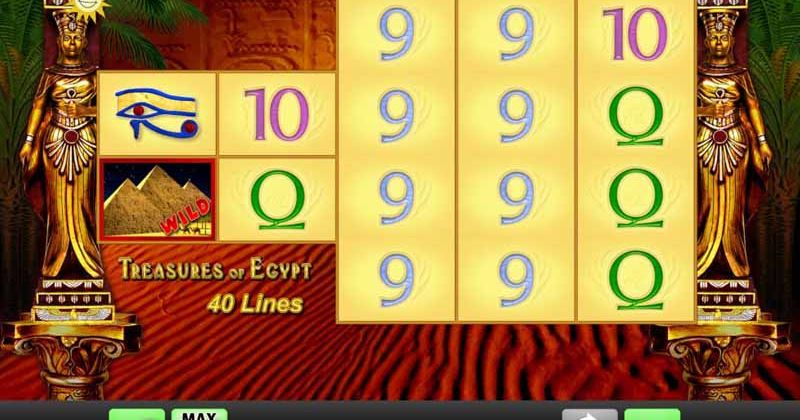 Spill på Treasures of Egypt spilleautomat på nett av Merkur gratis nå | Casinopånett.eu